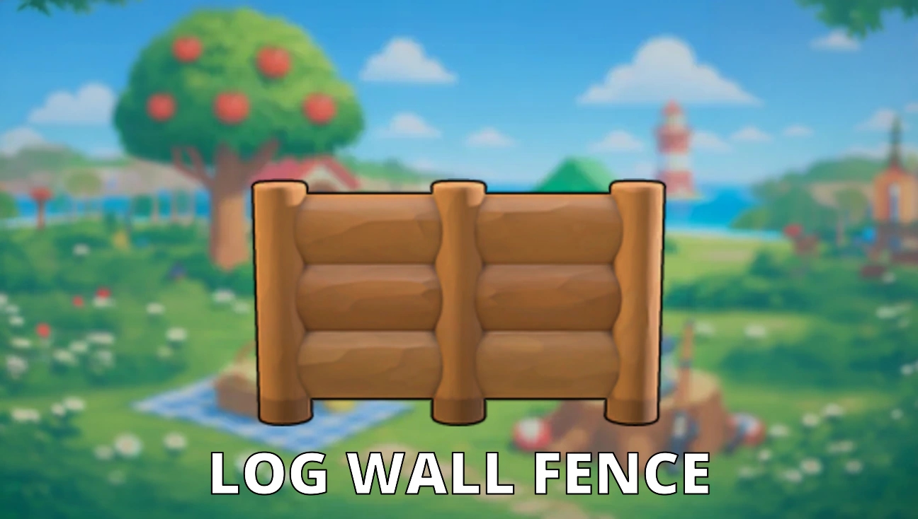 Log Wall Fence artwork