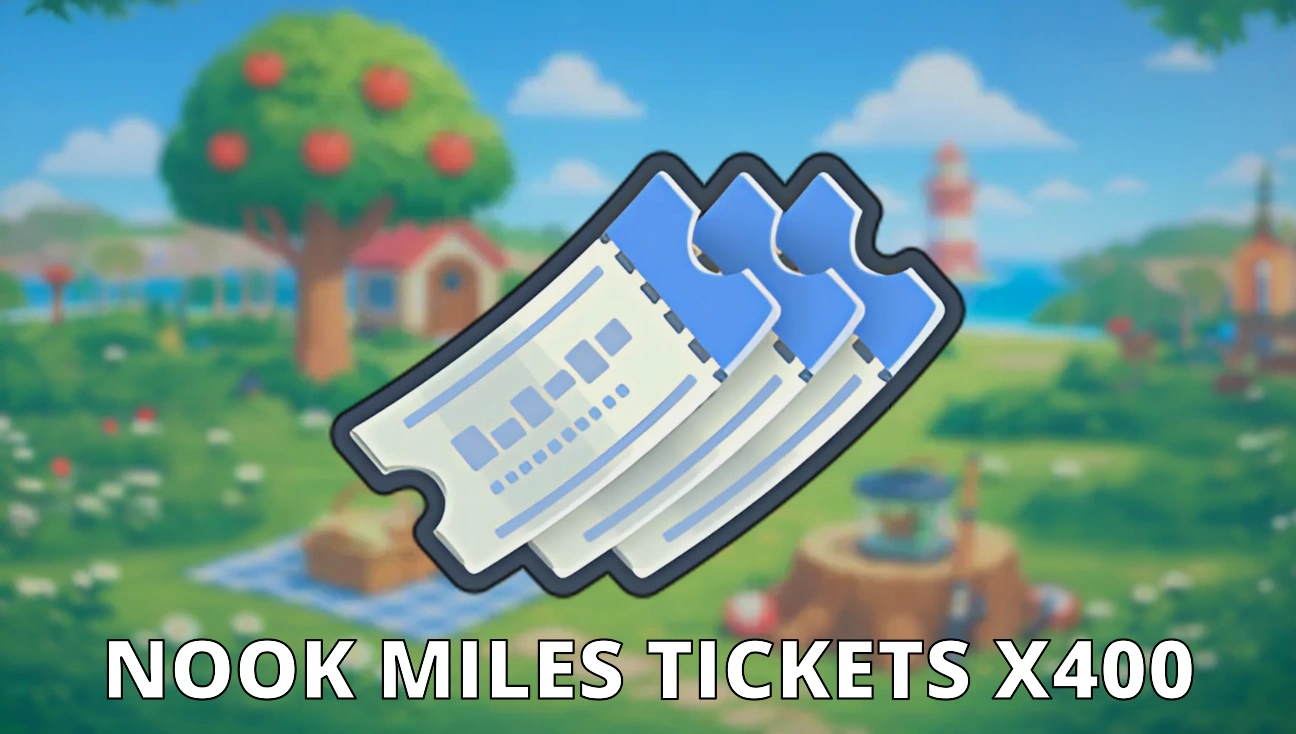 400 Nook Miles Tickets artwork