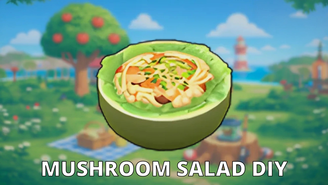 Mushroom Salad DIY artwork