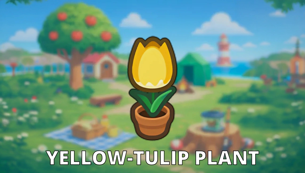 Yellow-Tulip Plant artwork