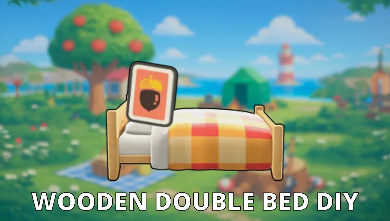 Wooden Double Bed DIY artwork