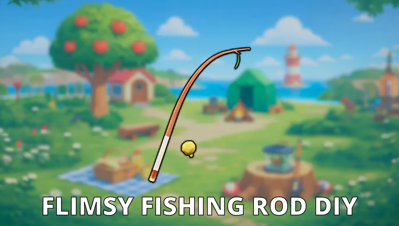 Flimsy Fishing Rod DIY artwork