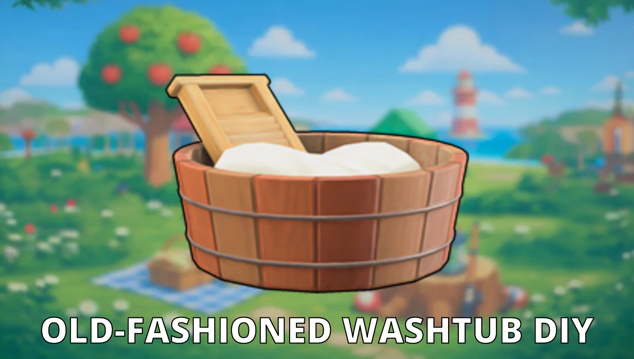 Old-Fashioned Washtub DIY artwork