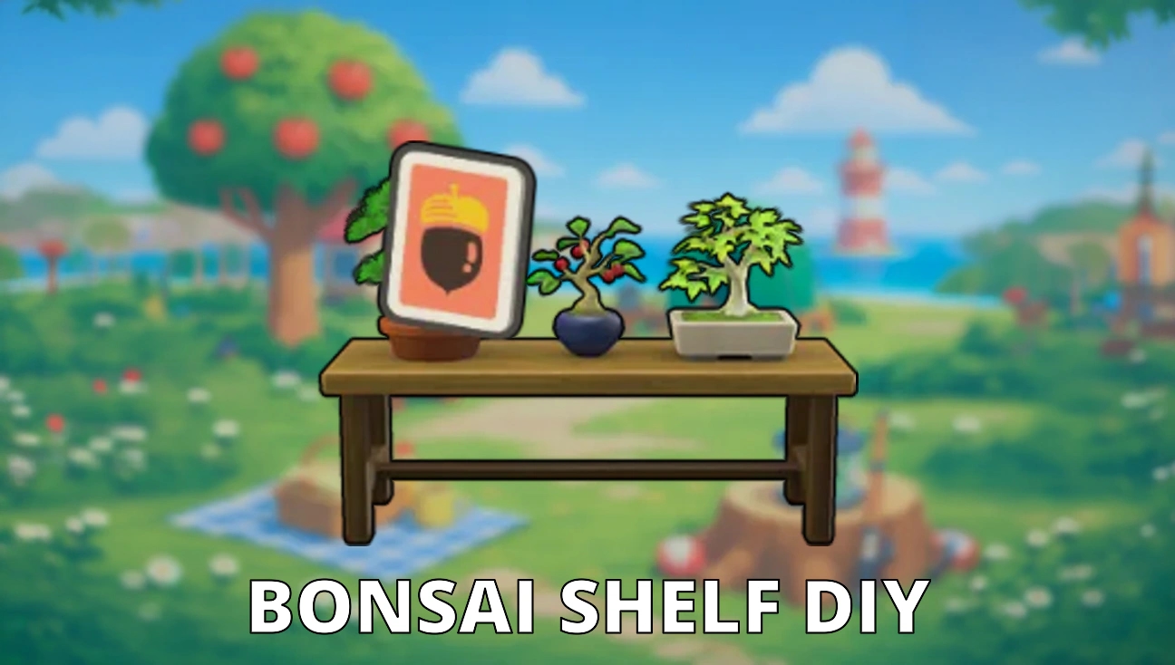 Bonsai Shelf DIY artwork