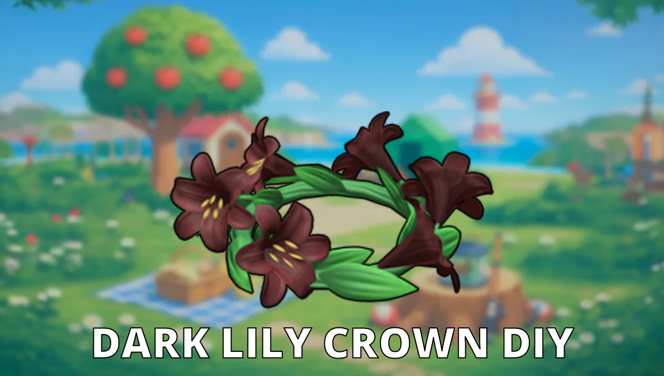 Dark Lily Crown DIY artwork