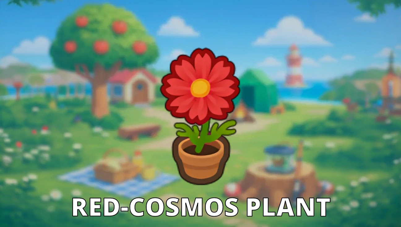 Red-Cosmos Plant artwork