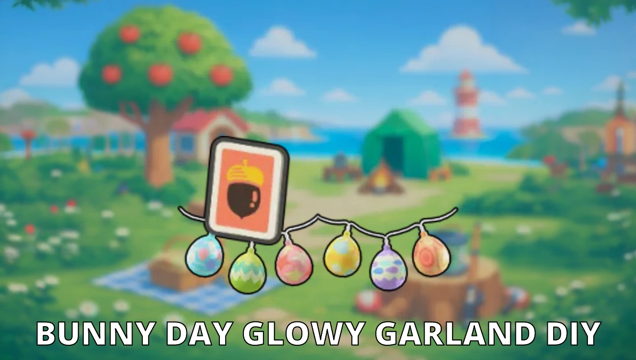 Bunny Day Glowy Garland DIY artwork