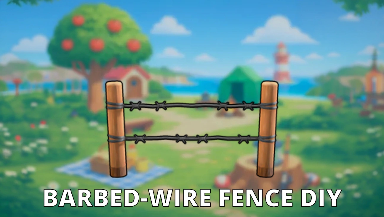 Barbed-Wire Fence DIY artwork