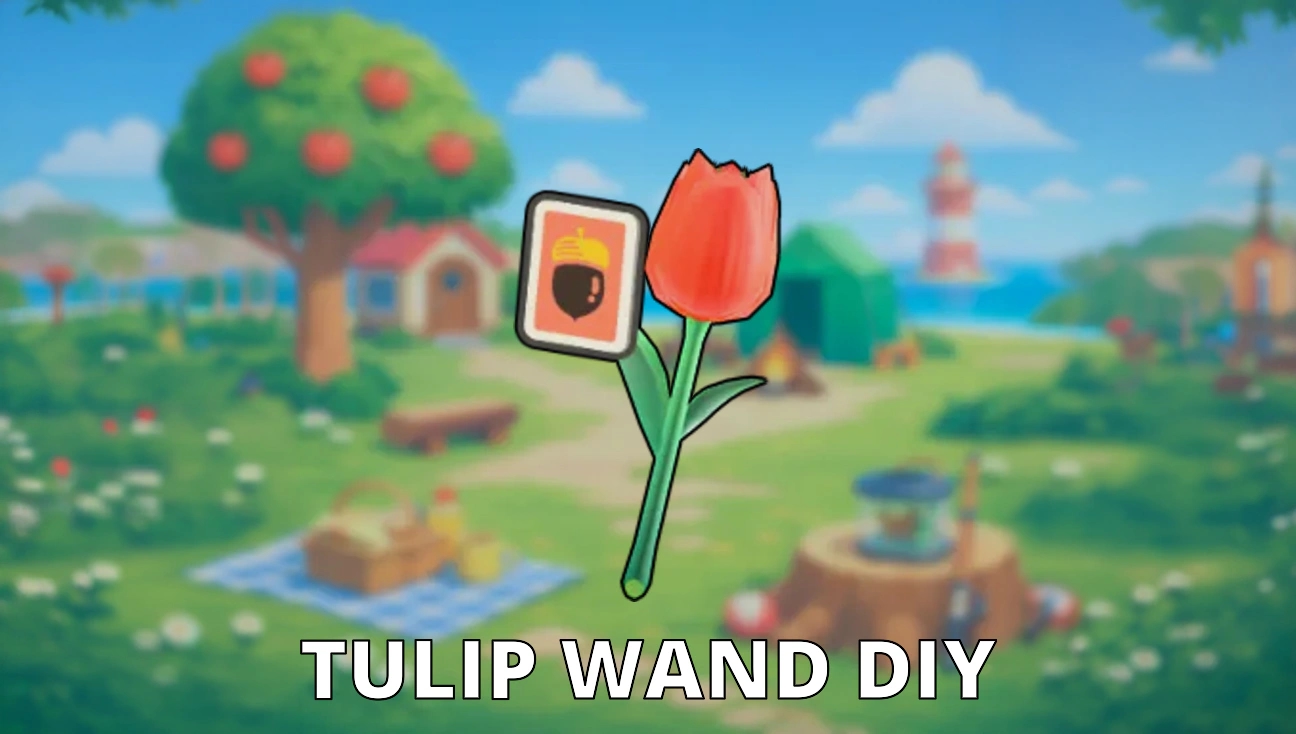 Tulip Wand DIY artwork