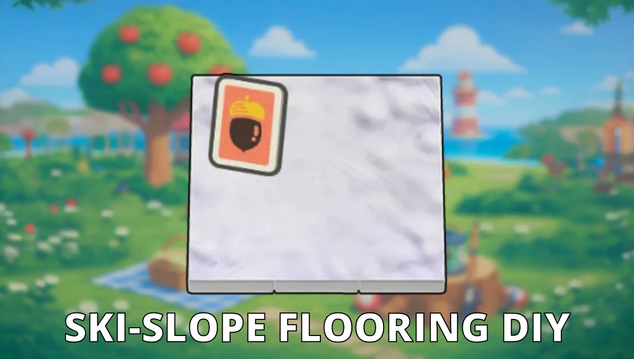 Ski-Slope Flooring DIY artwork