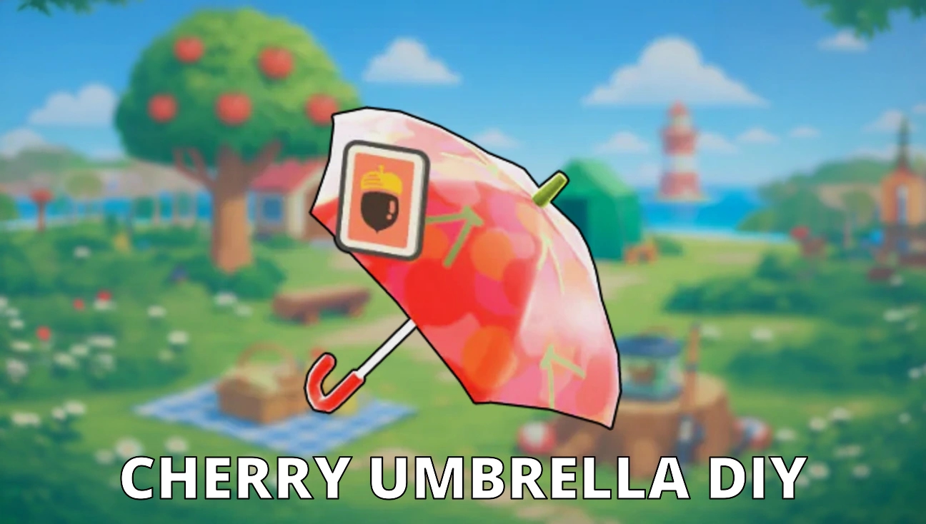 Cherry Umbrella DIY artwork
