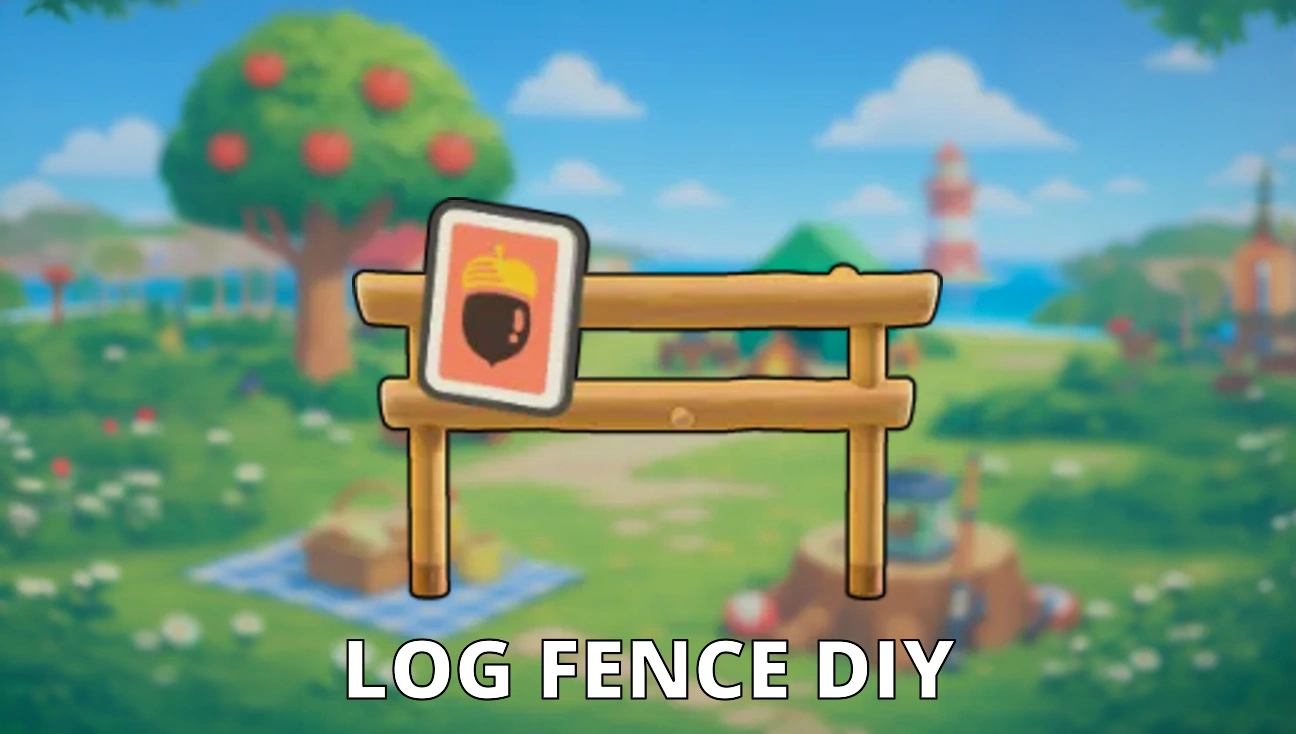 Log Fence DIY artwork