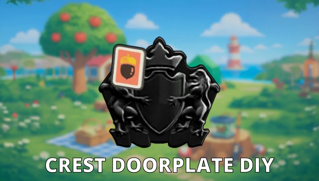 Crest Doorplate DIY artwork