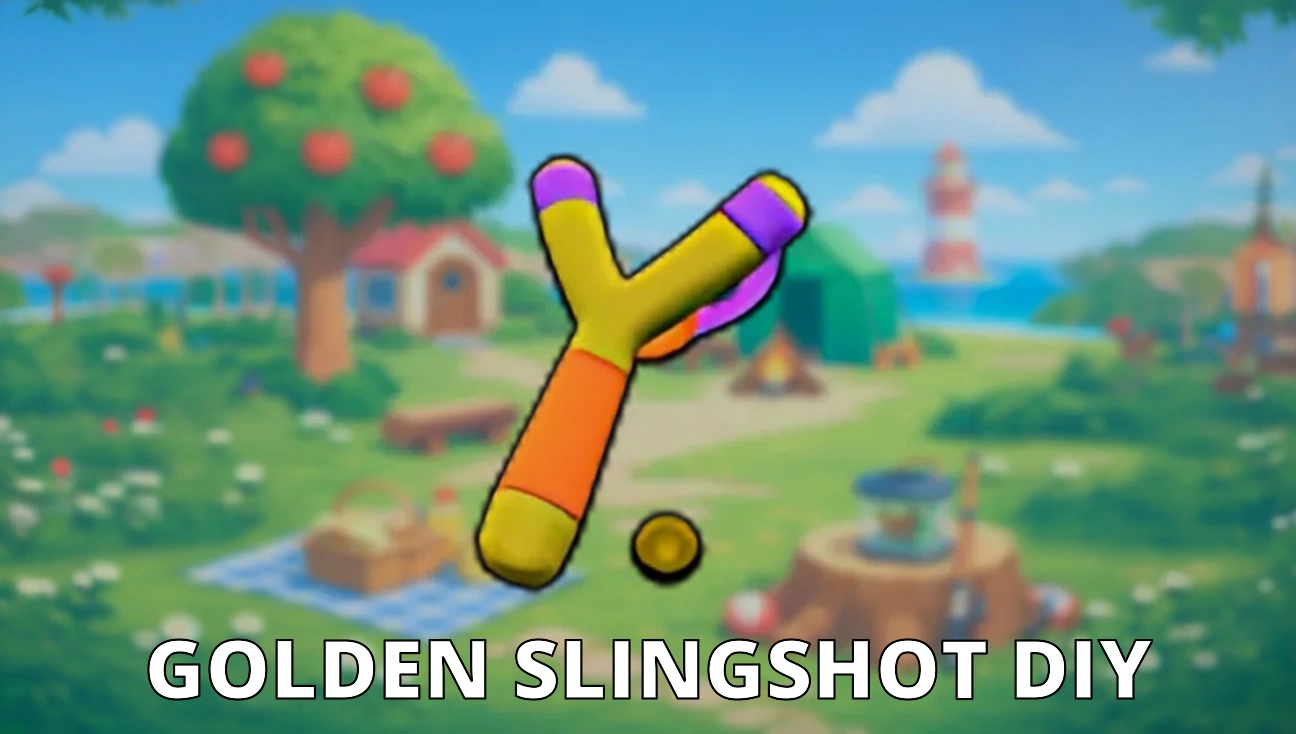 Golden Slingshot DIY artwork