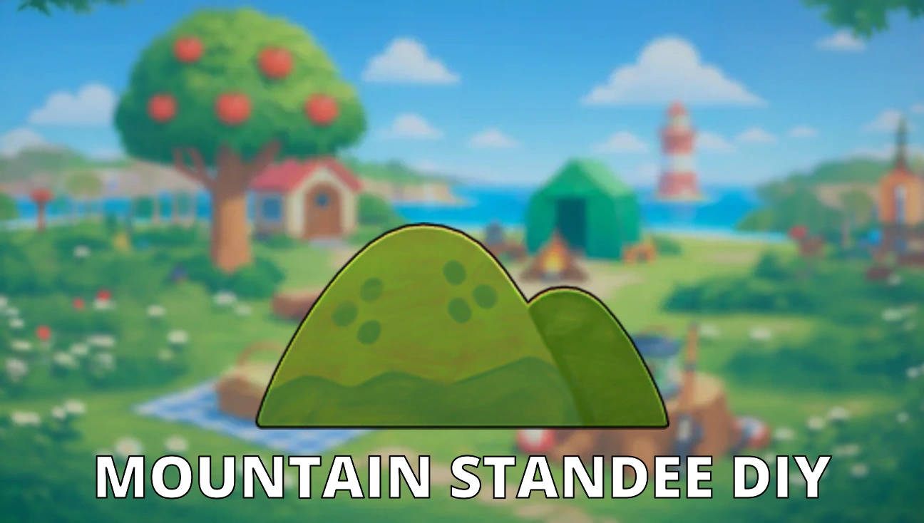 Mountain Standee DIY artwork