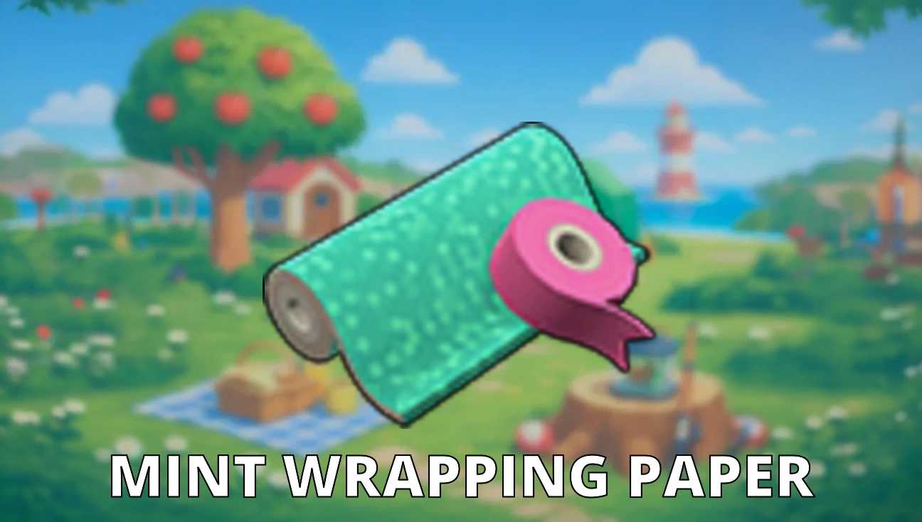 Mint Wrapping Paper artwork