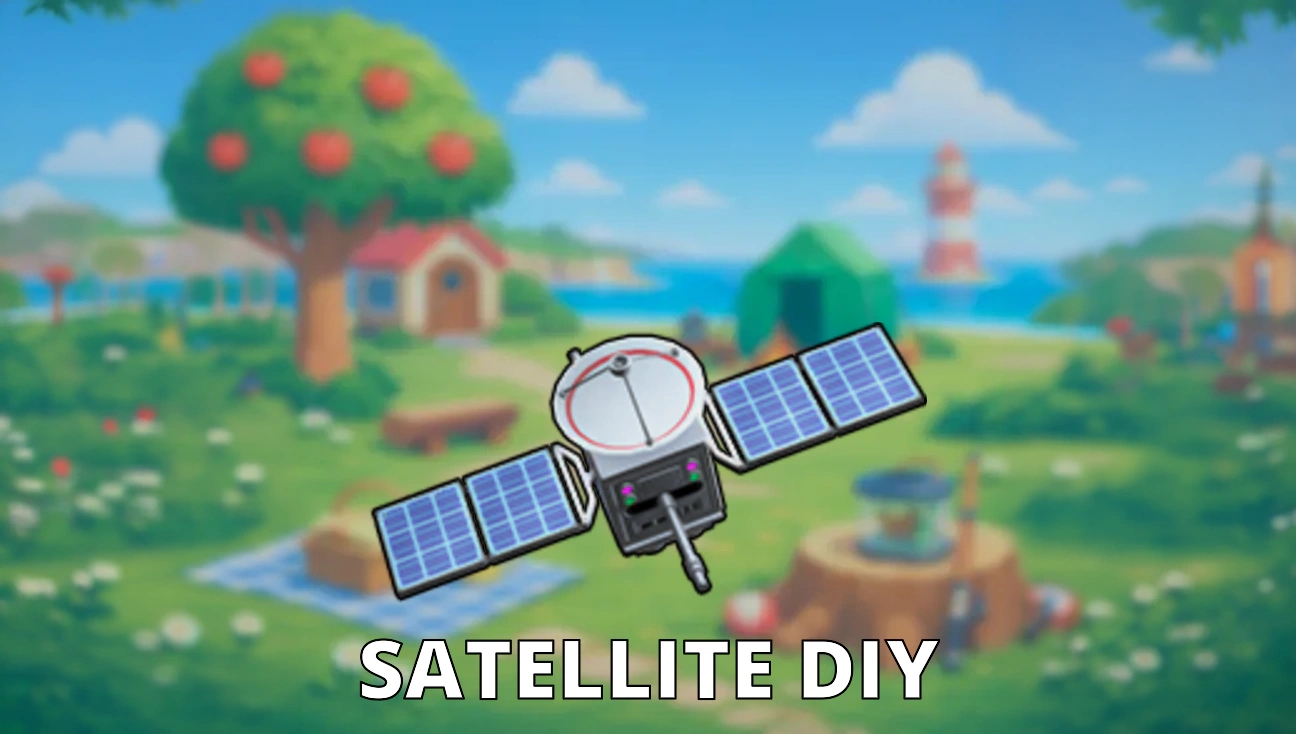 Satellite DIY artwork