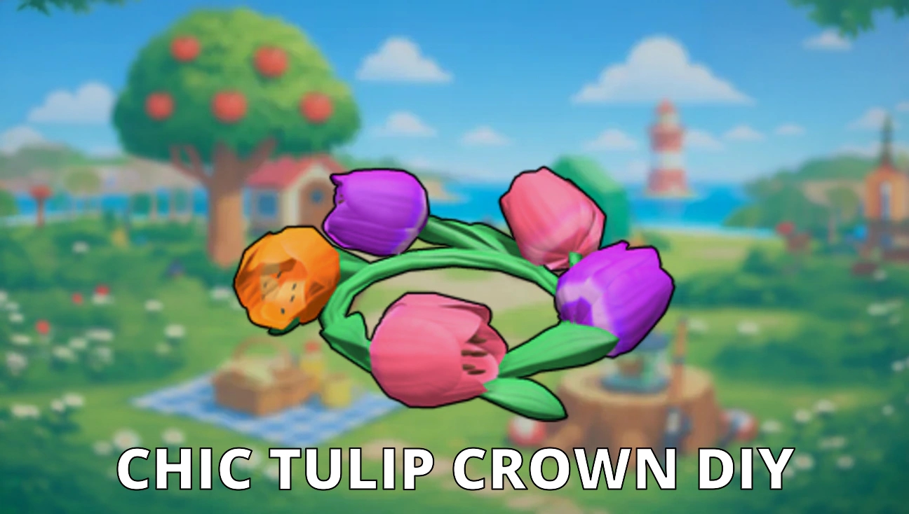 Chic Tulip Crown DIY artwork