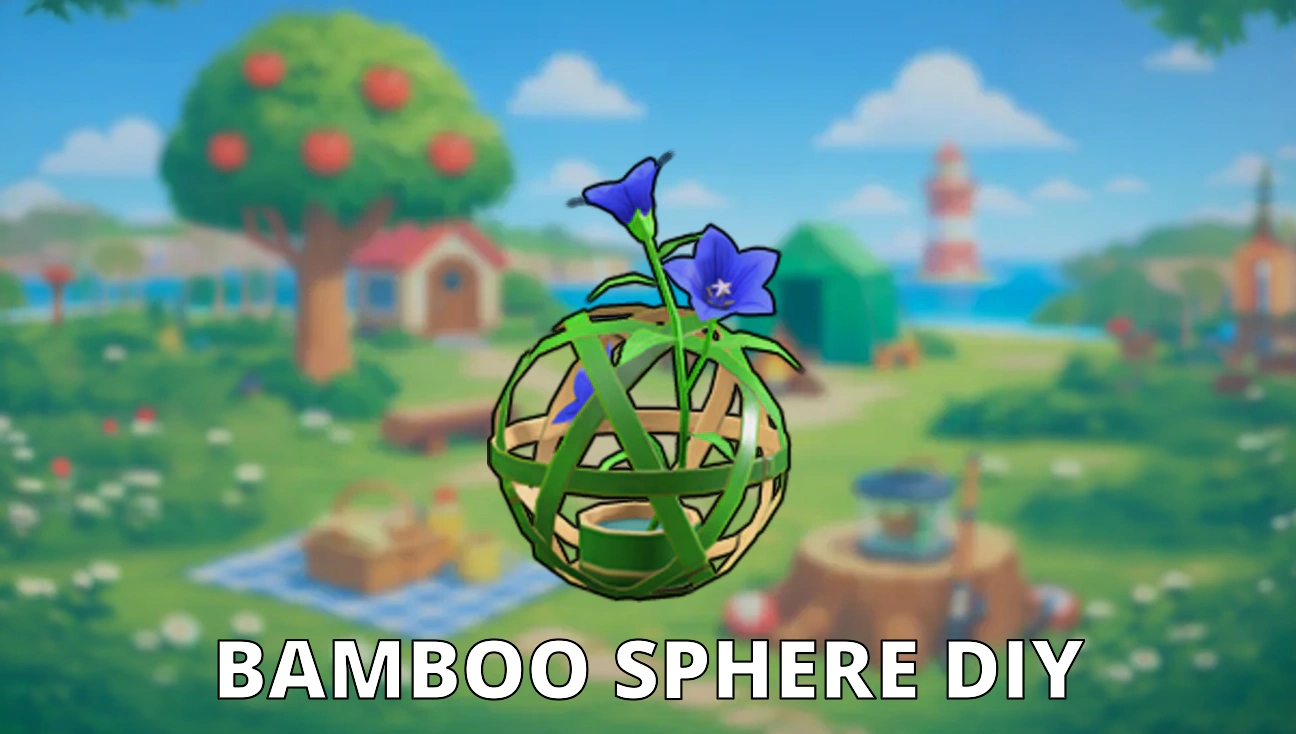 Bamboo Sphere DIY artwork