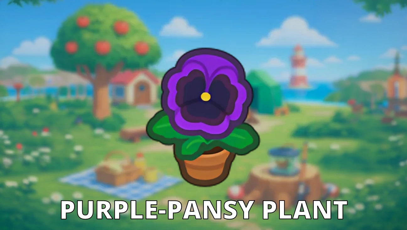 Purple-Pansy Plant artwork