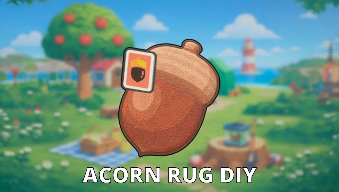 Acorn Rug DIY artwork