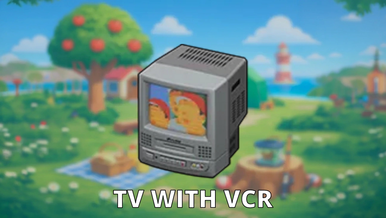 TV With VCR artwork