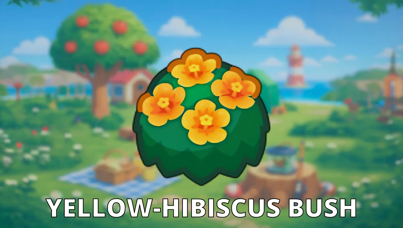 Yellow-Hibiscus Bush artwork