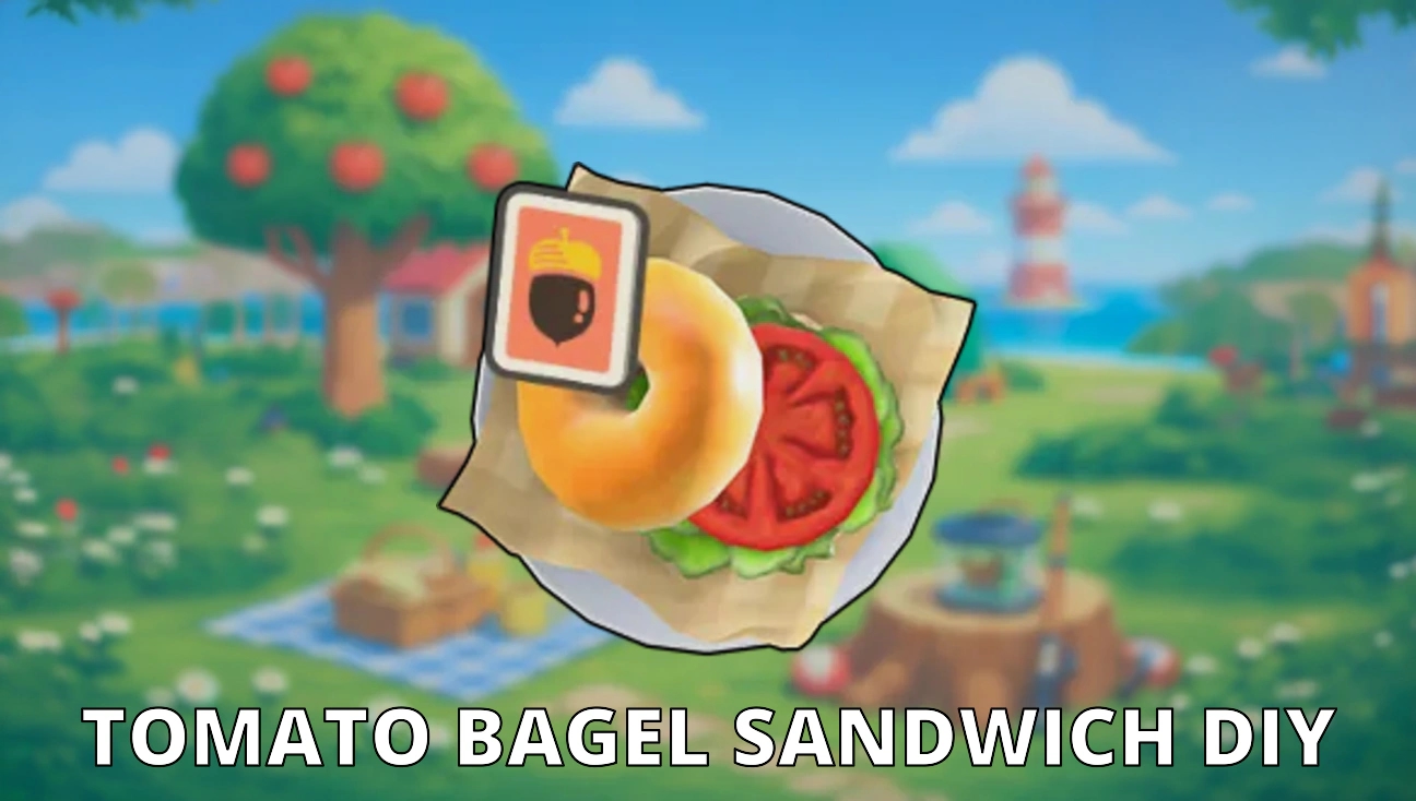 Tomato Bagel Sandwich DIY artwork