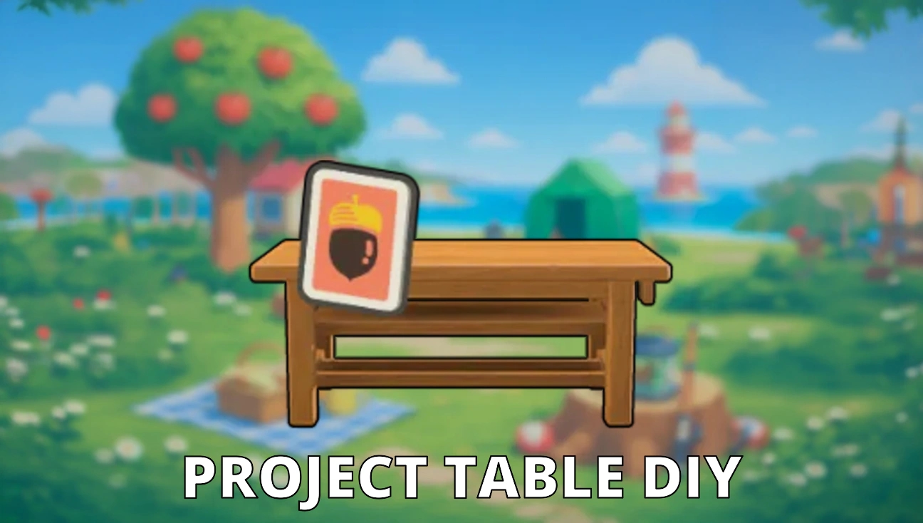 Project Table DIY artwork
