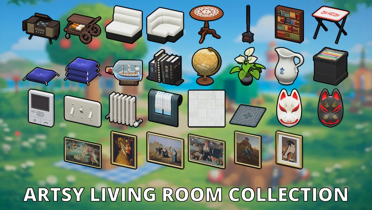 Artsy Living Room Collection artwork