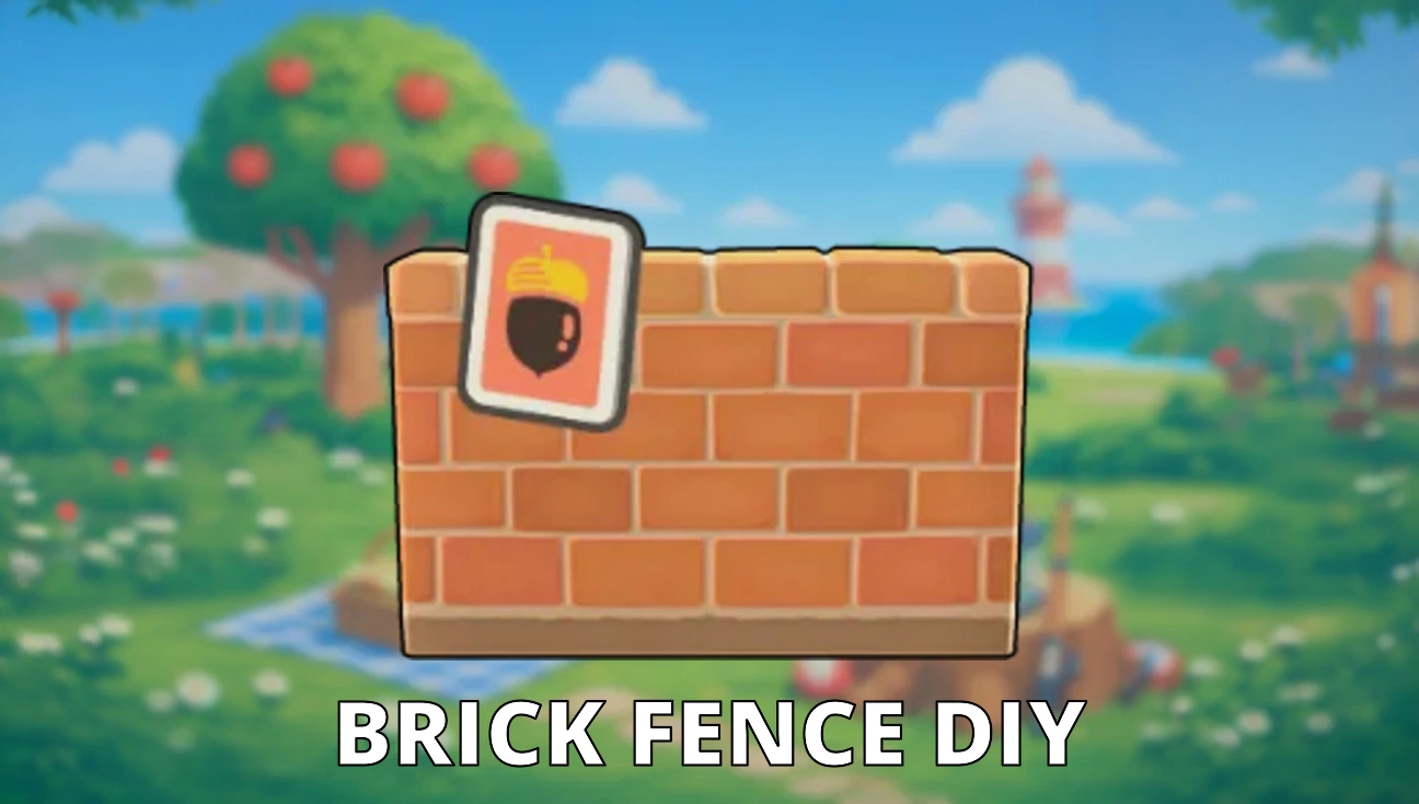 Brick Fence DIY artwork