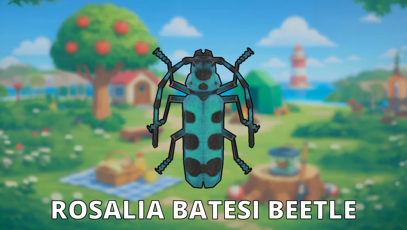 Rosalia Batesi Beetle artwork
