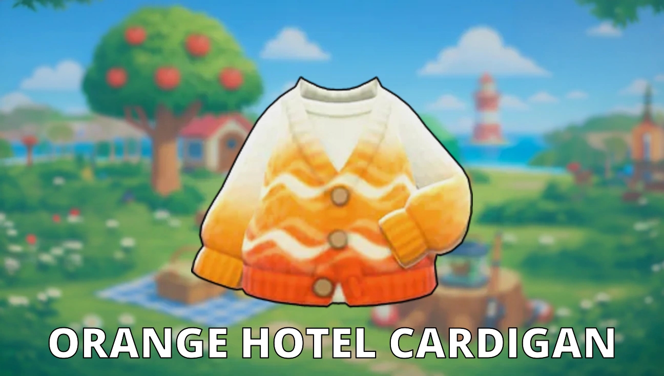 Orange Hotel Cardigan artwork