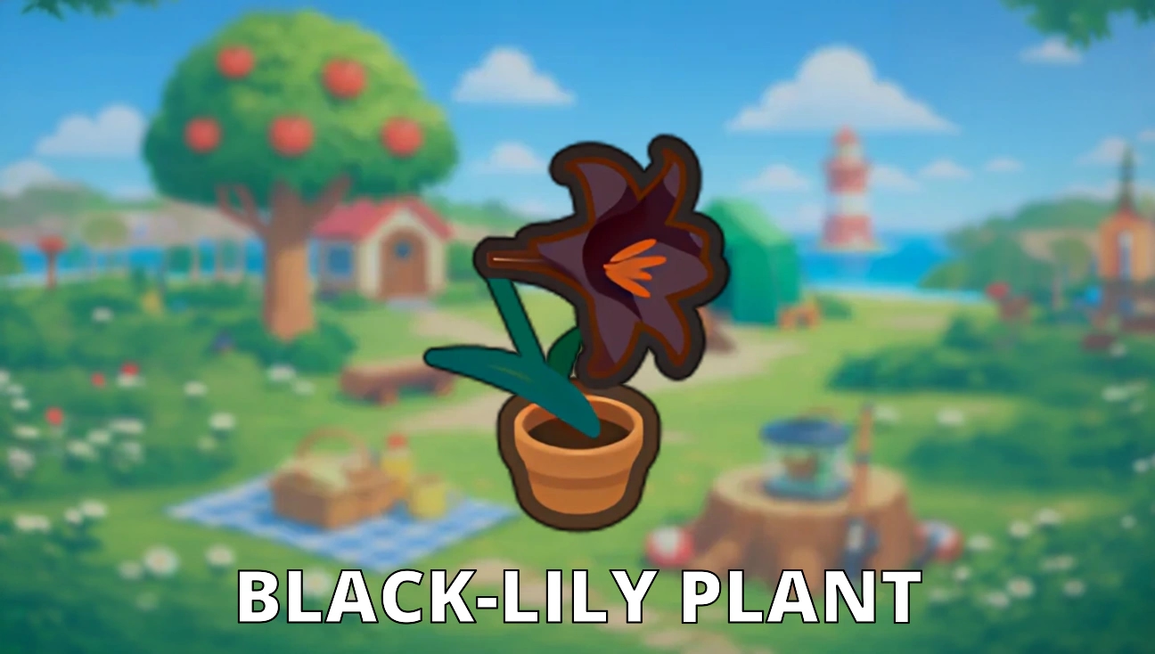 Black-Lily Plant artwork