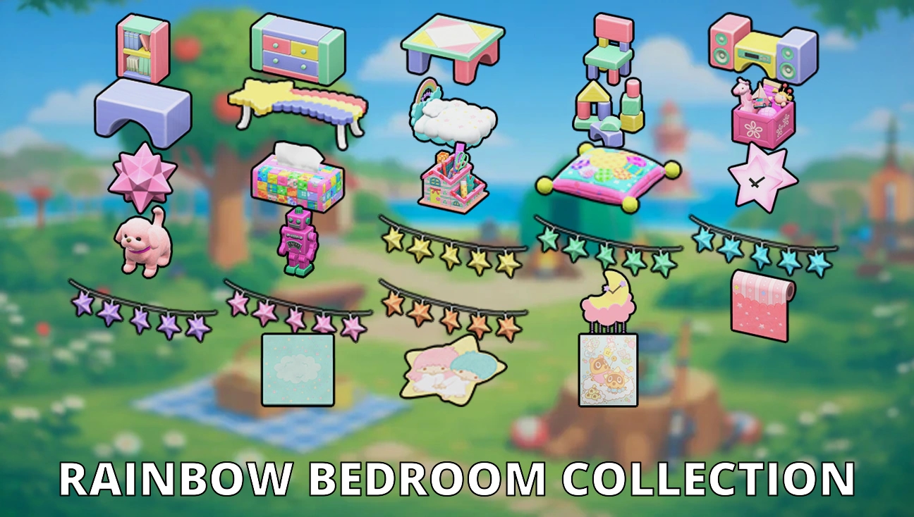 Rainbow Bedroom Collection artwork
