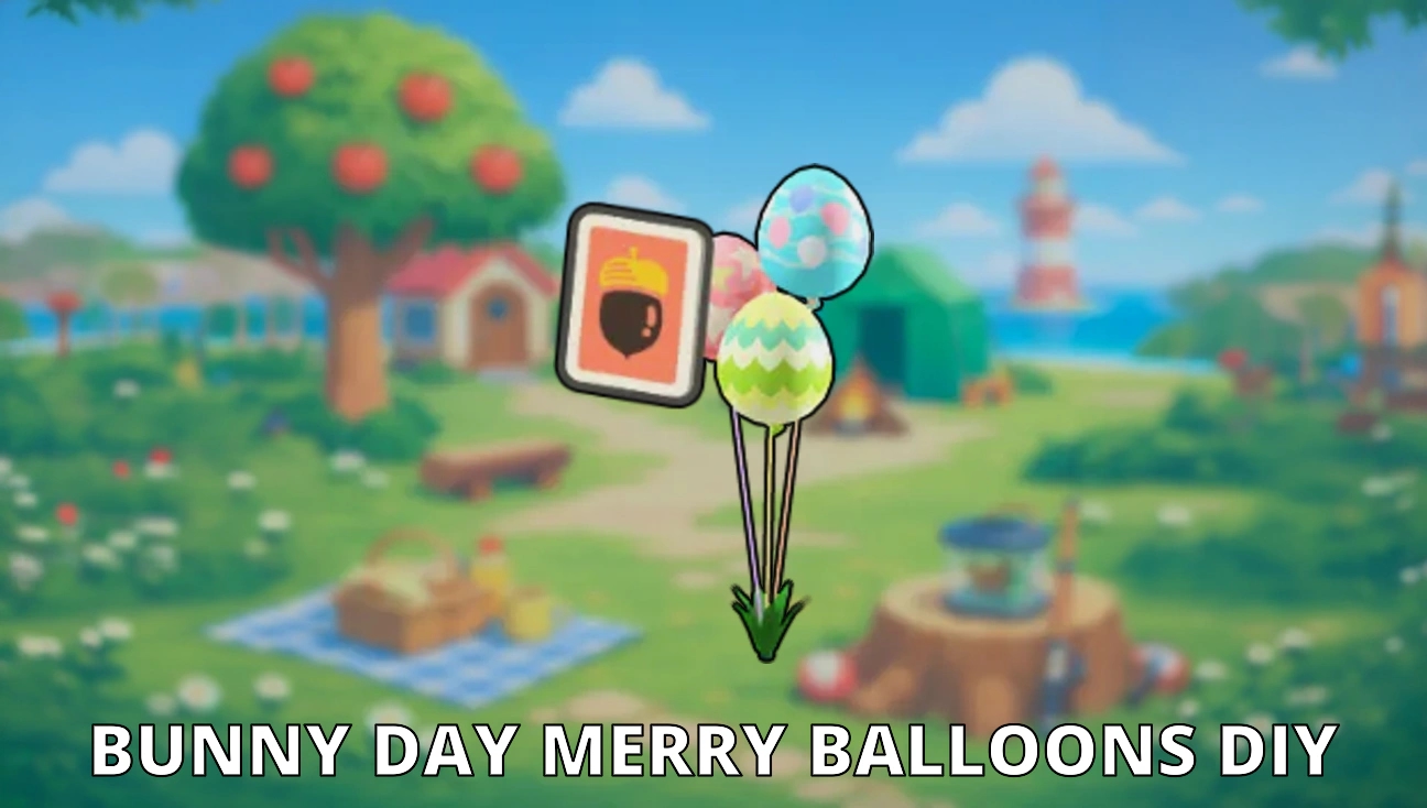 Bunny Day Merry Balloons DIY artwork