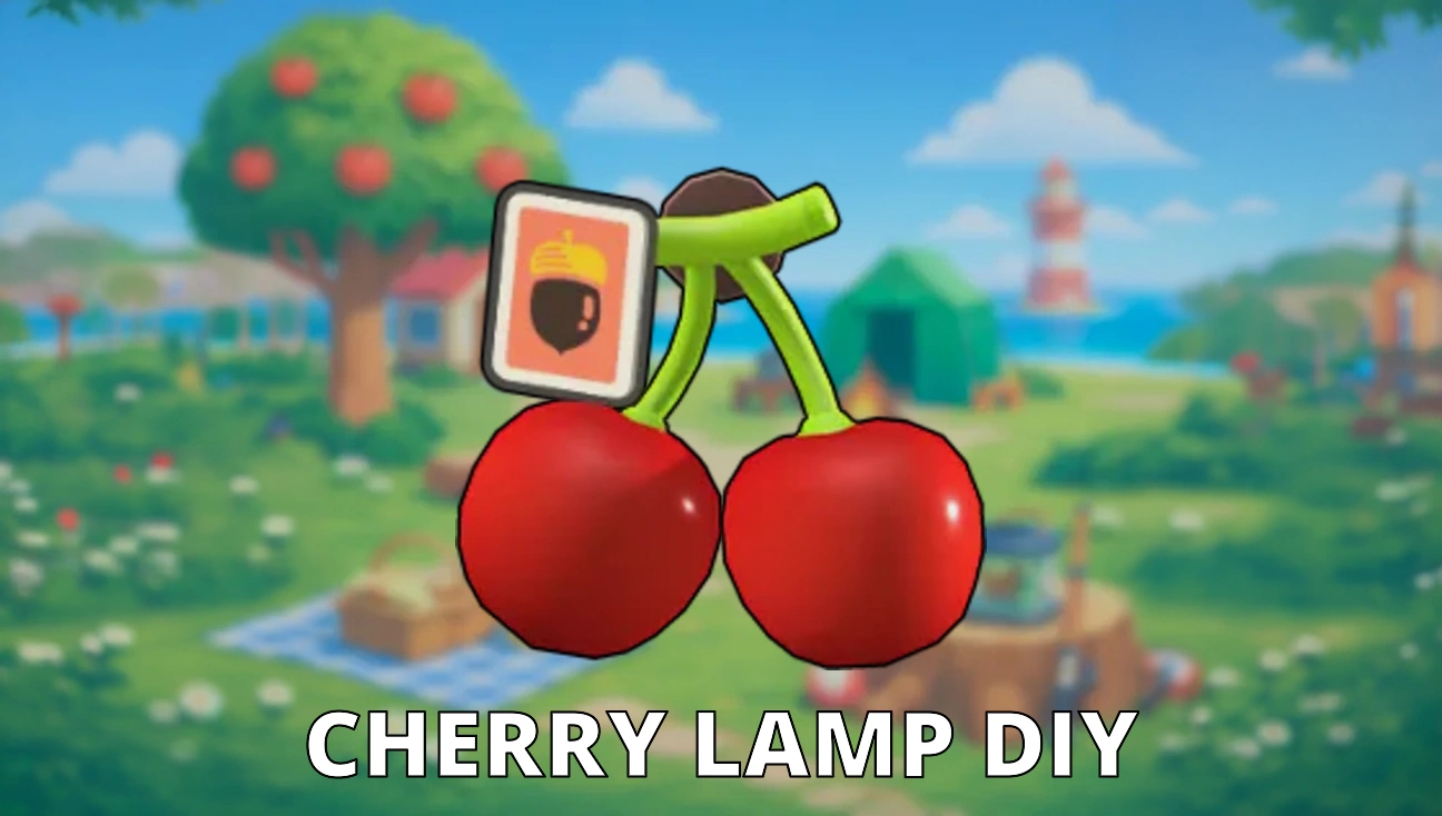 Cherry Lamp DIY artwork