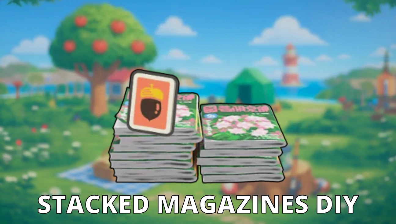 Stacked Magazines DIY artwork