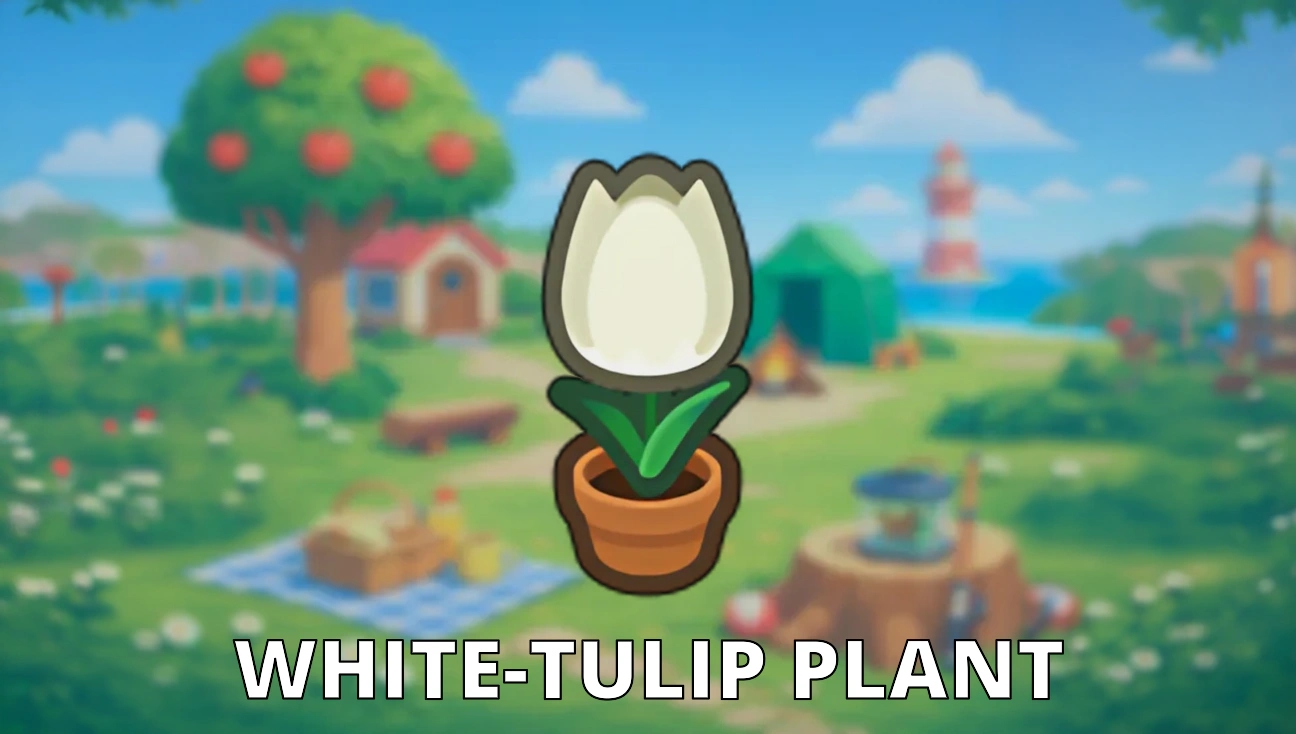 White-Tulip Plant artwork
