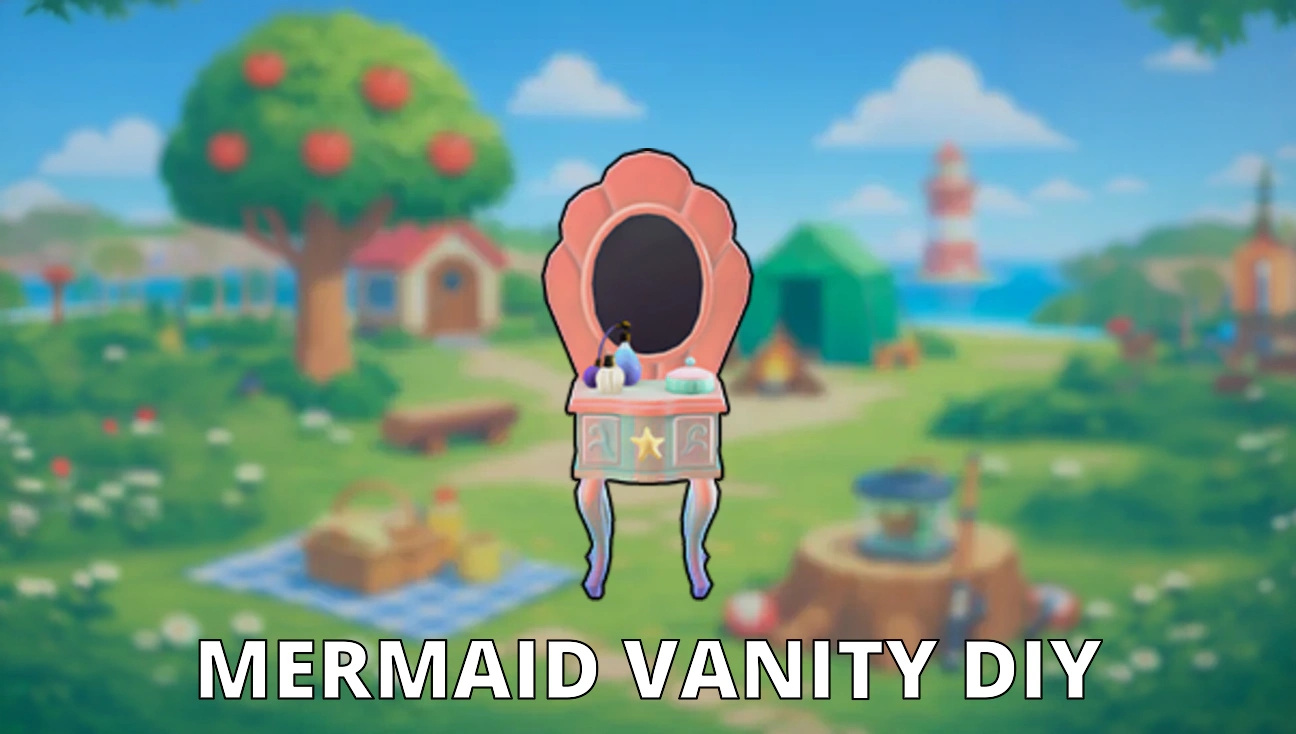 Mermaid Vanity DIY artwork