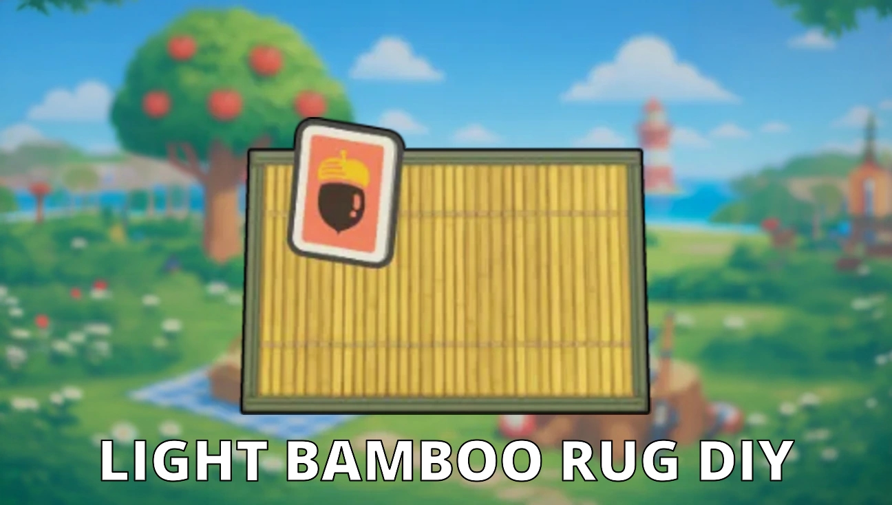 Light Bamboo Rug DIY artwork