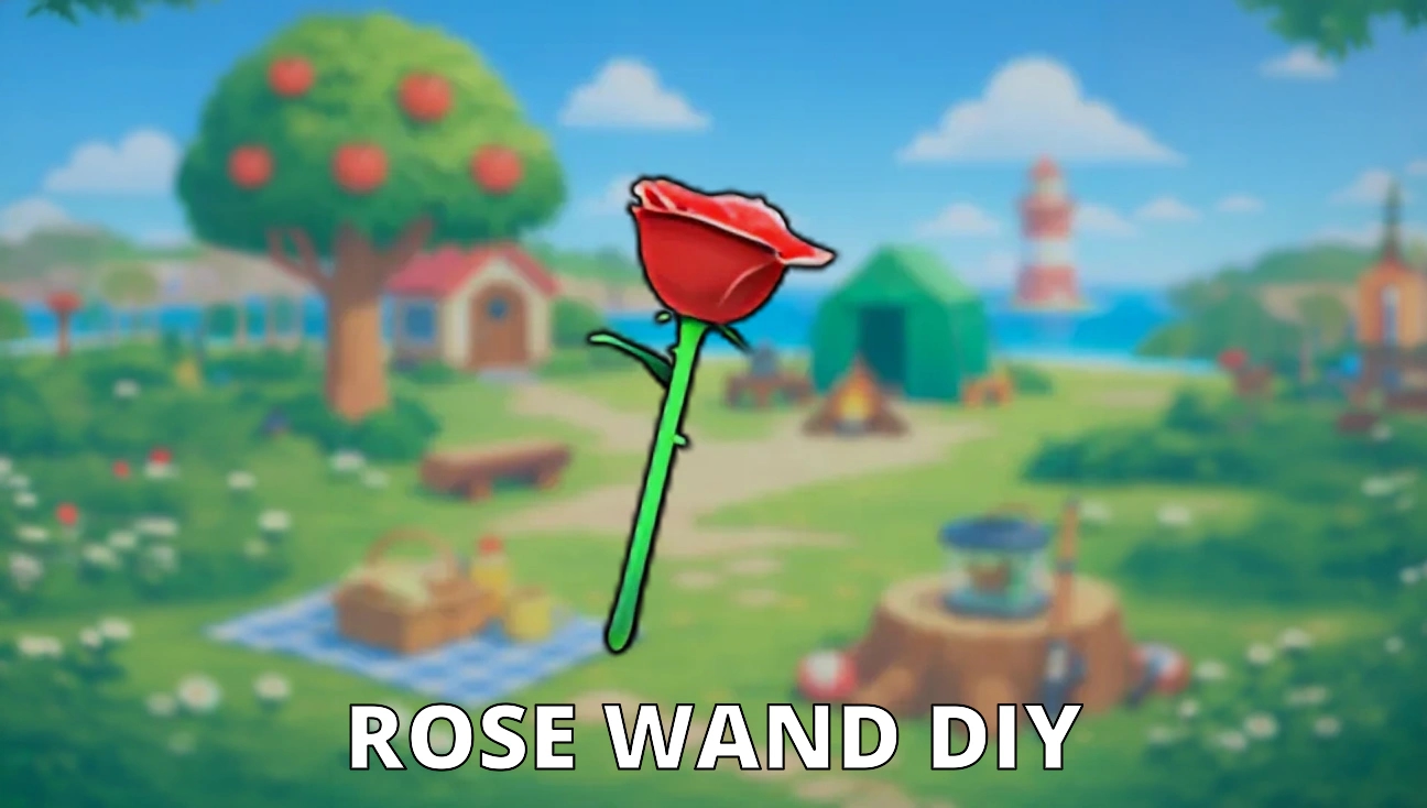 Rose Wand DIY artwork