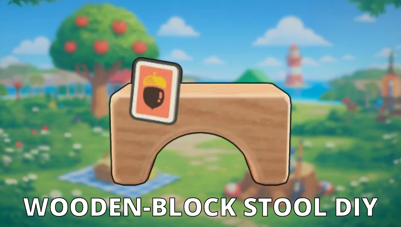 Wooden-Block Stool DIY artwork