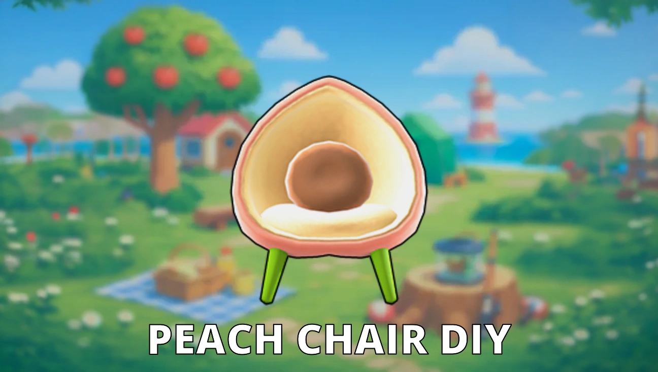Peach Chair DIY artwork