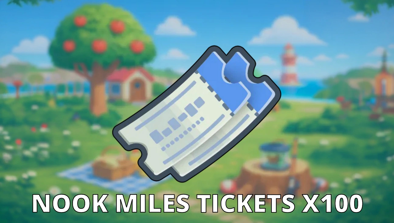 100 Nook Miles Tickets artwork