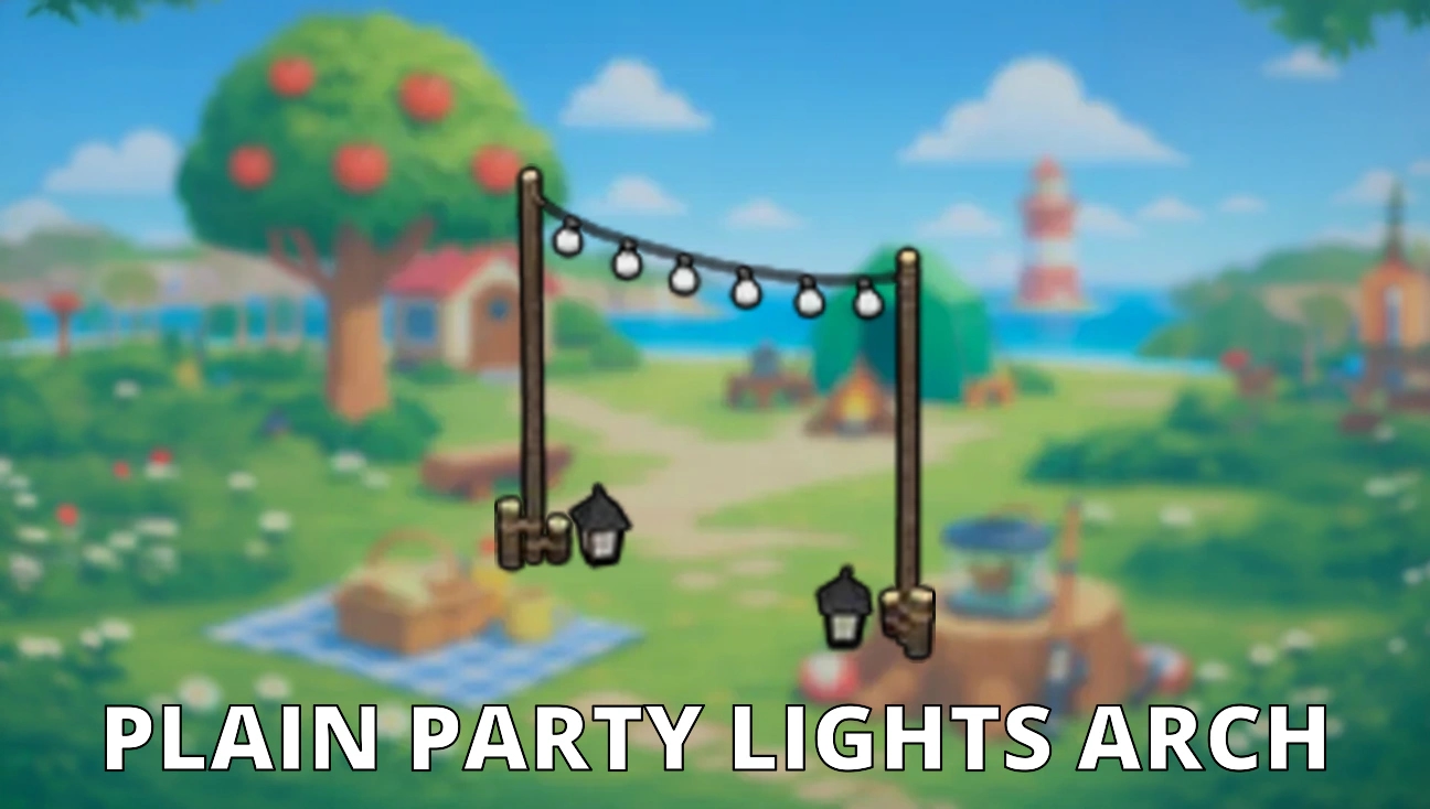 Plain Party Lights Arch artwork