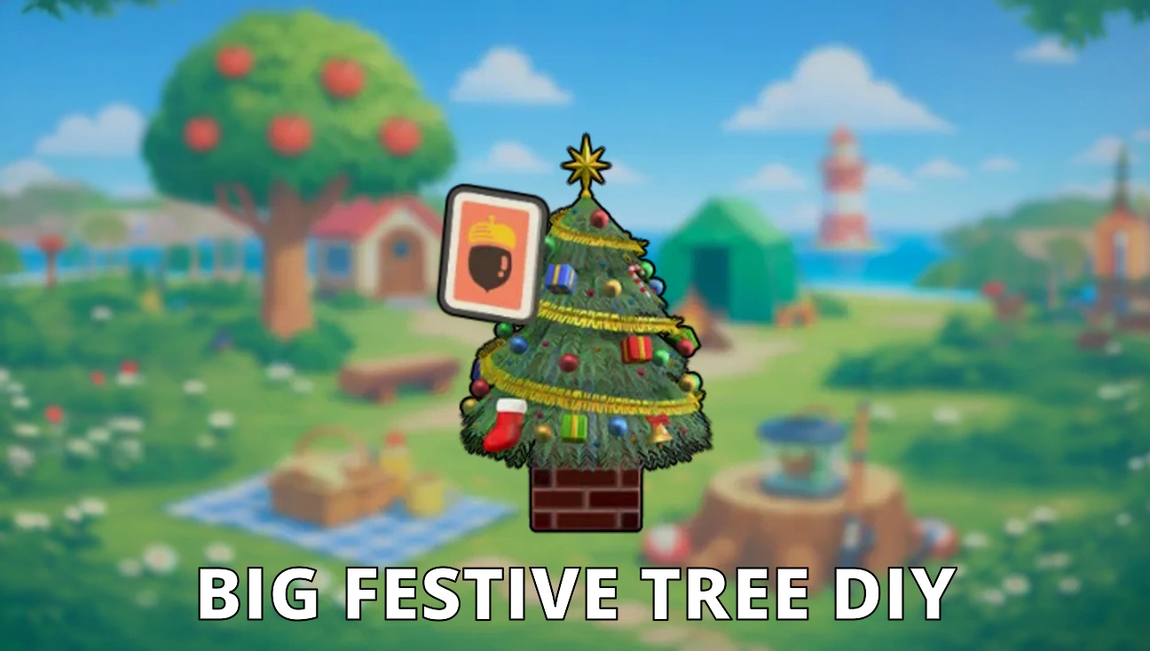 Big Festive Tree DIY artwork