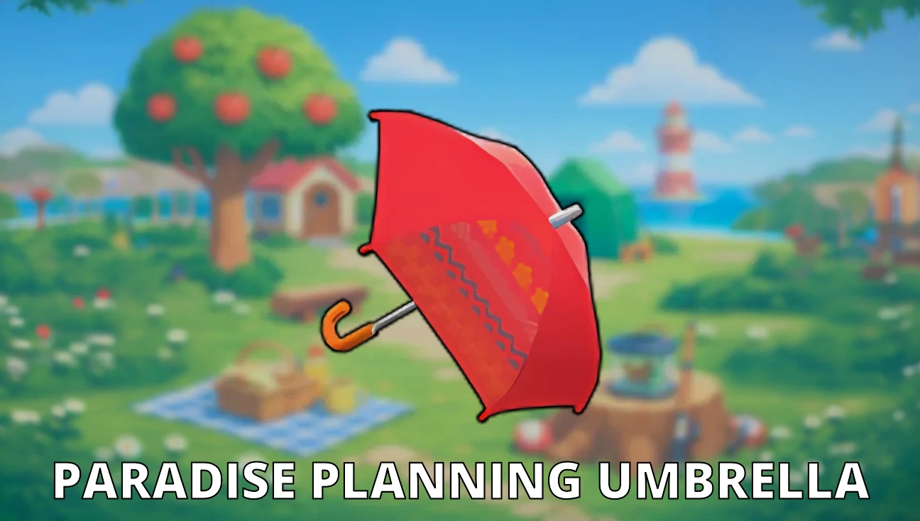 Paradise Planning Umbrella artwork