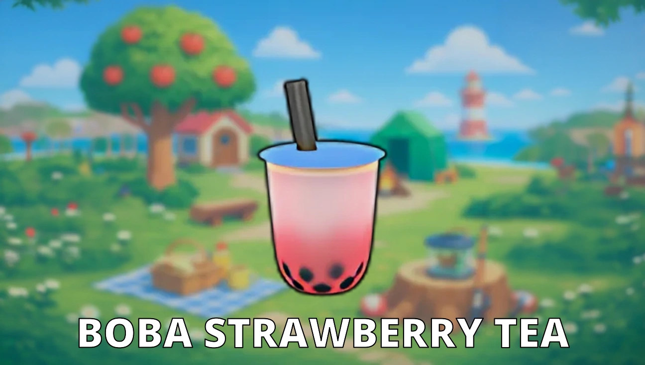 Boba Strawberry Tea artwork