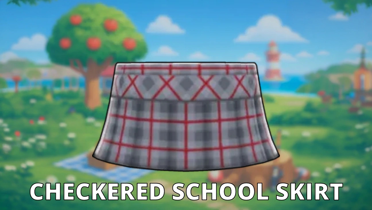Checkered School Skirt variant